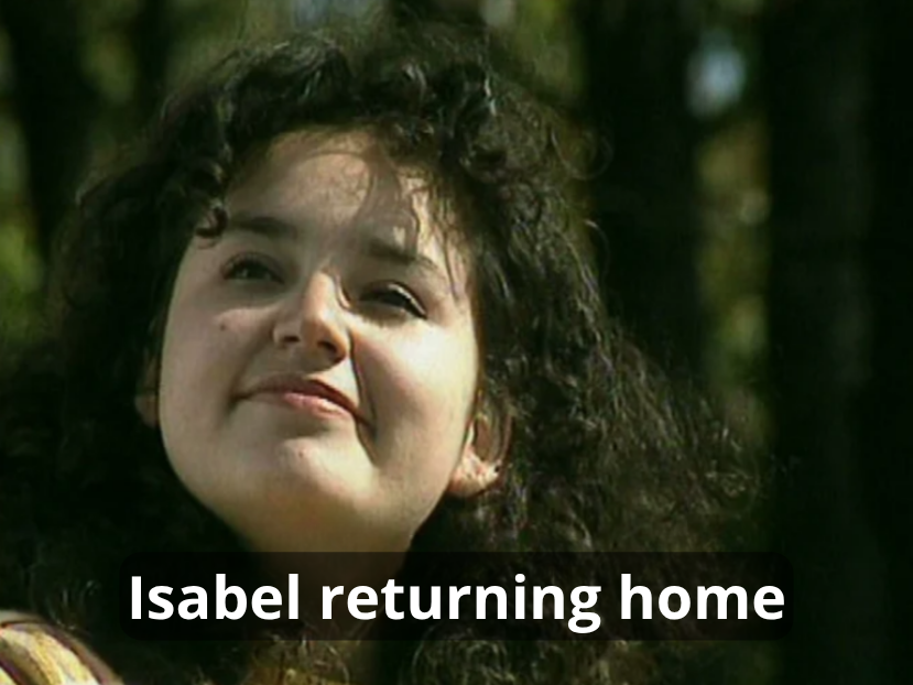 Isabel – returning home